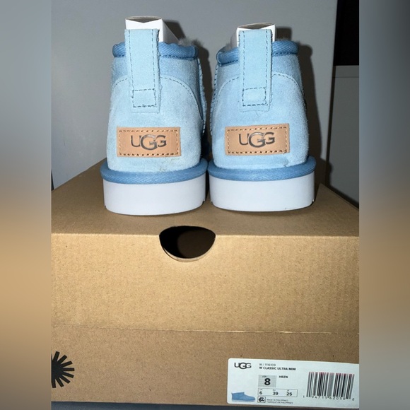 UGG Women's Classic Ultra Mini Horizon Blue Boots - Picture 4 of 6